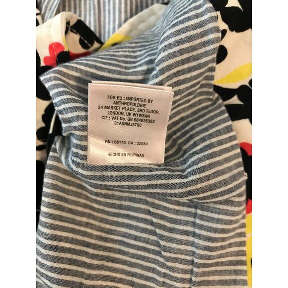 Anthropologie Elevenses Dahlia Pressed Floral Blazer - Size 6 - Picture 10 of 10